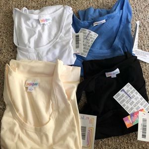 LuLaRoe large tanks selling batch of 4
